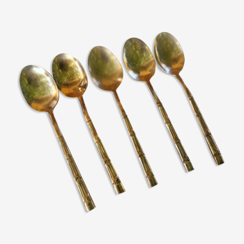 5 golden dessert spoons