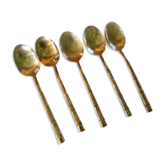5 golden dessert spoons