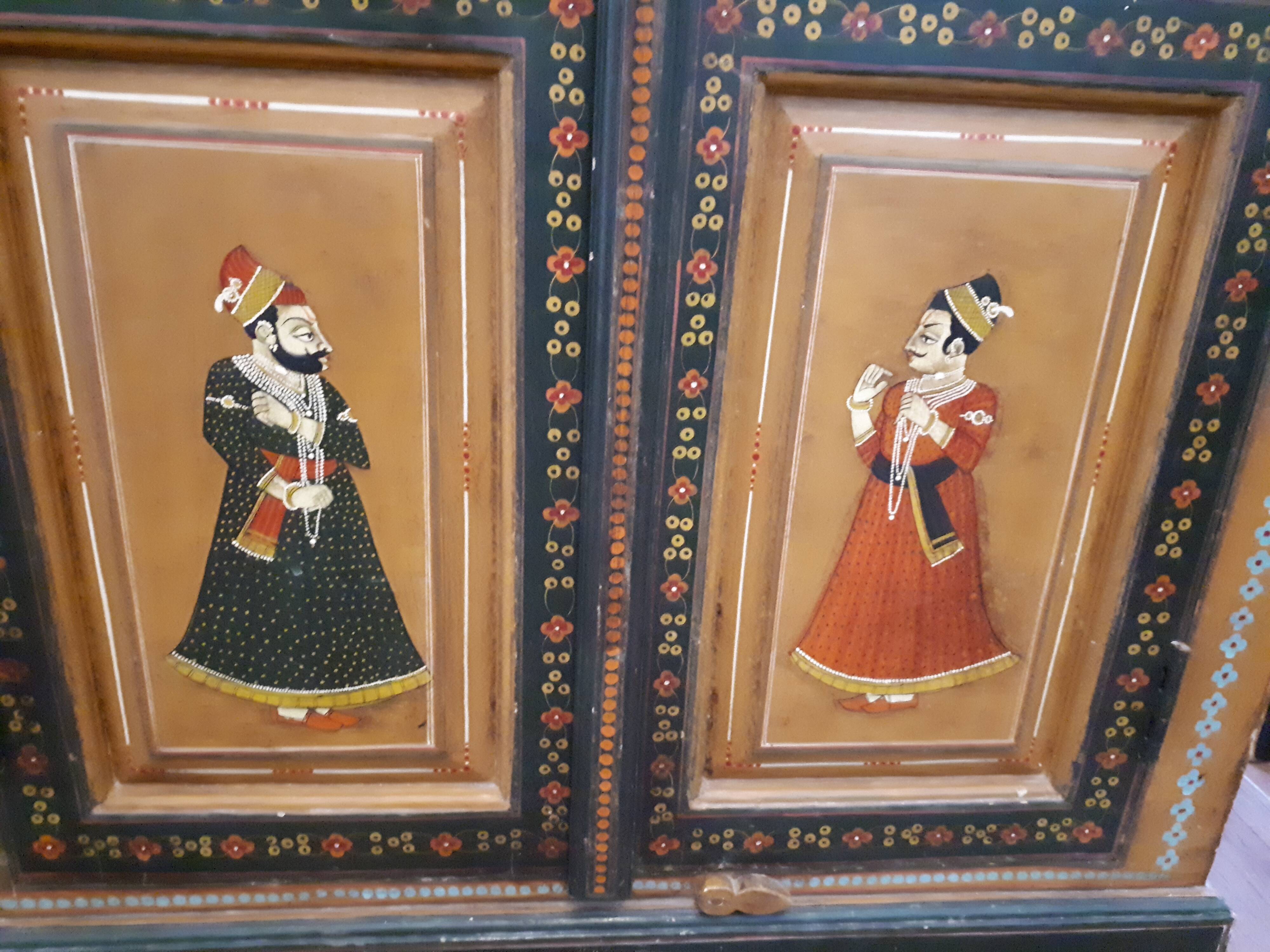 Indian wardrobe - handcrafted, hand-painted