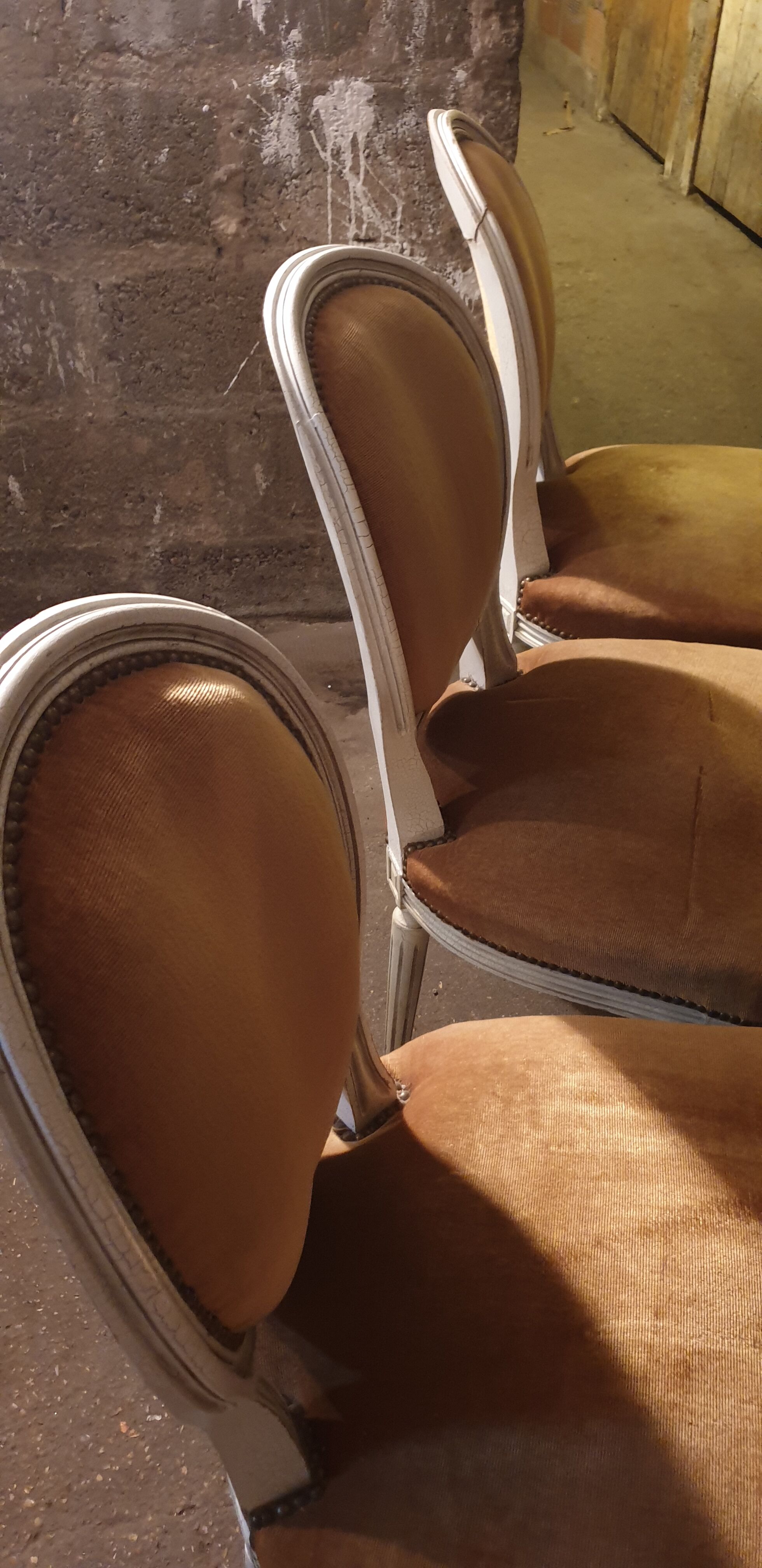 Chairs medallion Louis Louis XVI