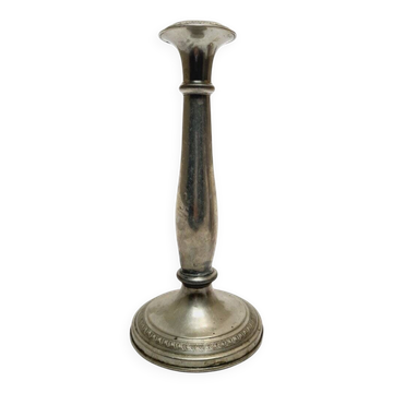 Eclectic gilloched candlestick, 1900s