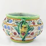 Openwork slurry pot cover in early XXTH Italy