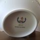 Limoges round vase "medard de noblat" biscuit porcelain flowers foliage
