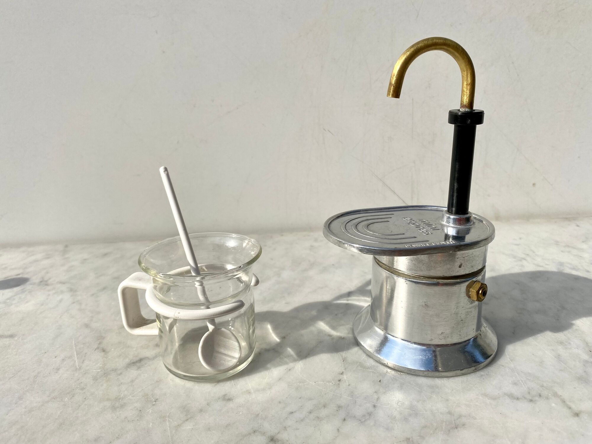 Mini Italian coffee maker 1 cup Expresso Bialetti vintage design 90s