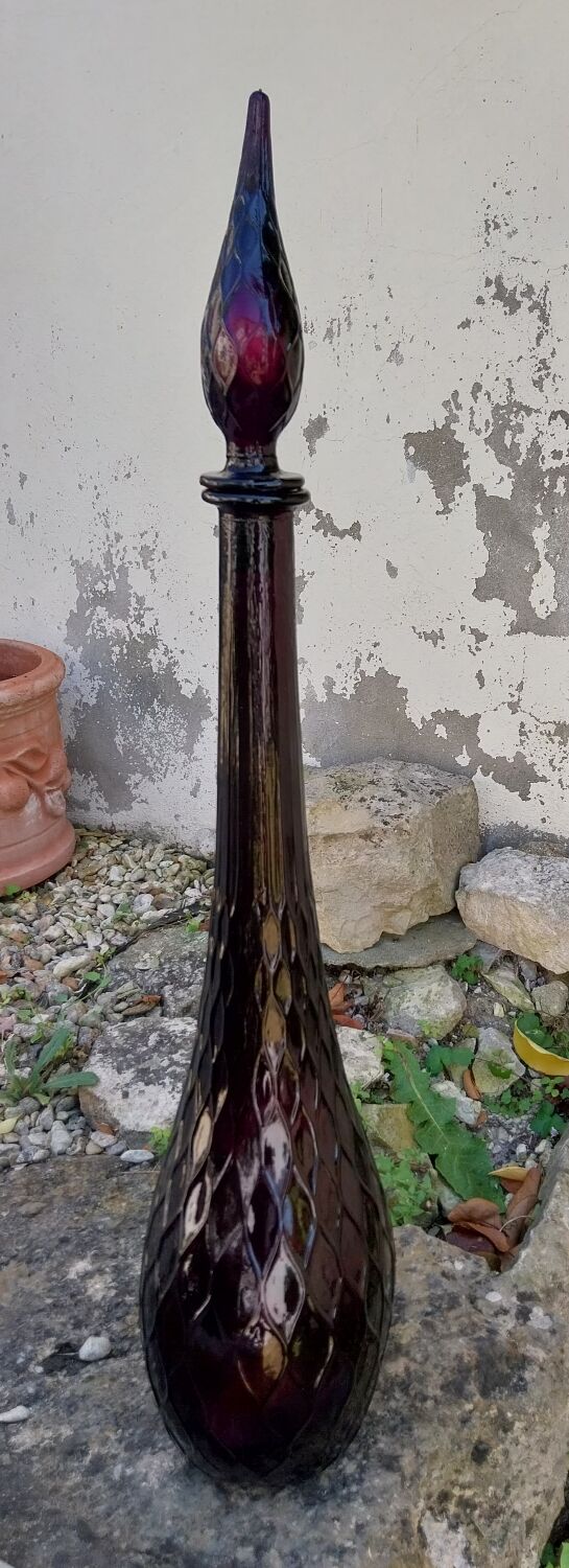 Empoli glass decanter