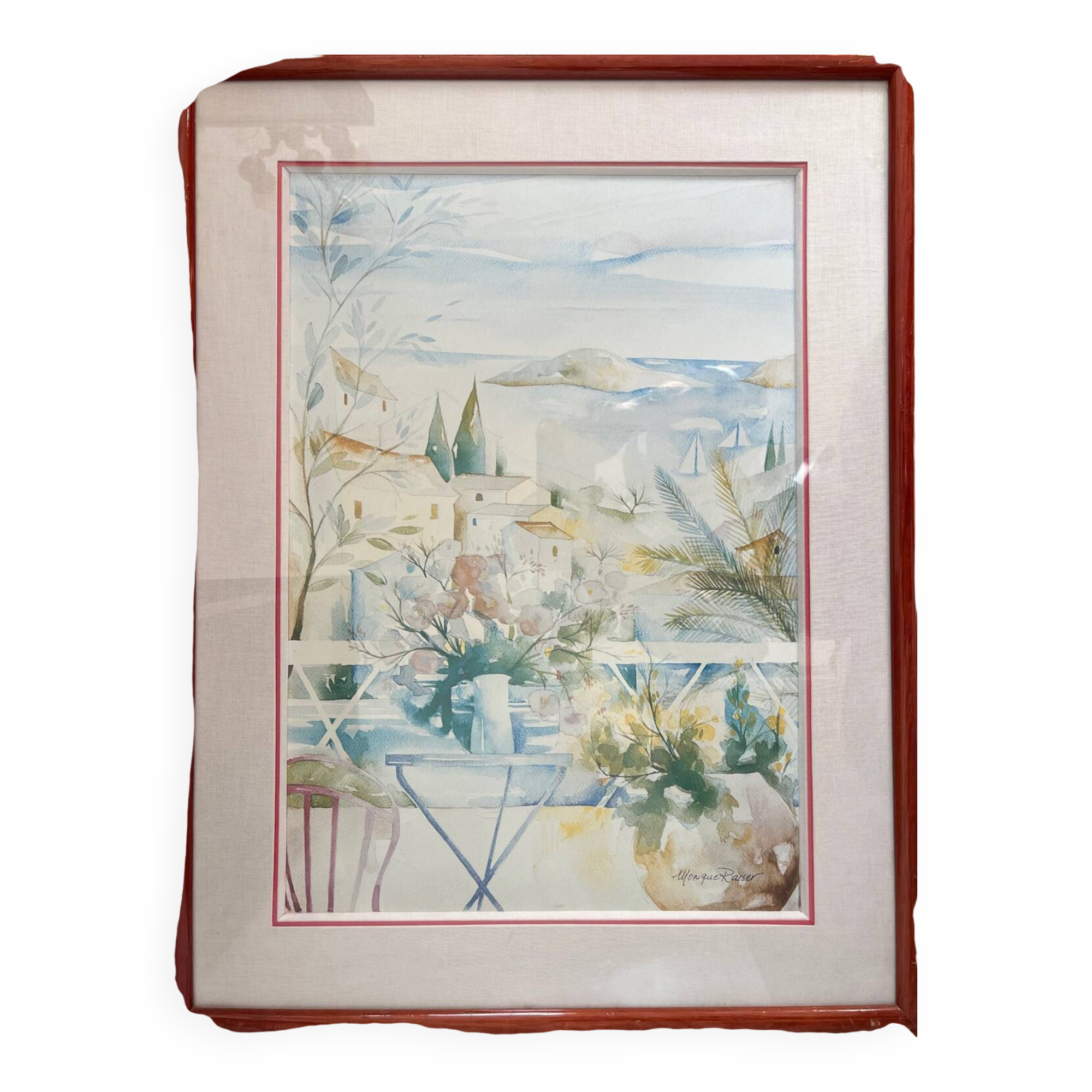 Painting: watercolor by Monique Raiser