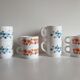 Set of 8 cups at cafe arcopal – france