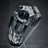 Neptune design vase in baccarat crystal signed designer thomas bastide 1988