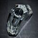 Neptune design vase in baccarat crystal signed designer thomas bastide 1988