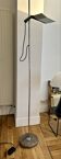 Guzzini "Mattonella" floor lamp, Mondrago marble base, 1970