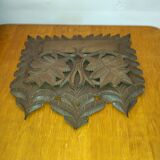 Range courrier bois sculpté forêt noire