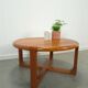 Table basse ronde en teck Niels Bach Danemark