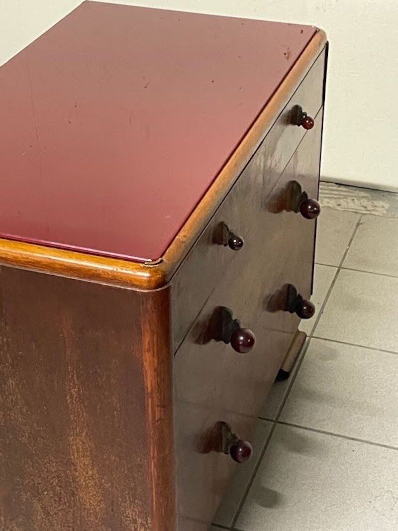 Cassettiera piccola Déco, anni '30