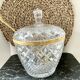 Bohemian crystal punch sangria pot