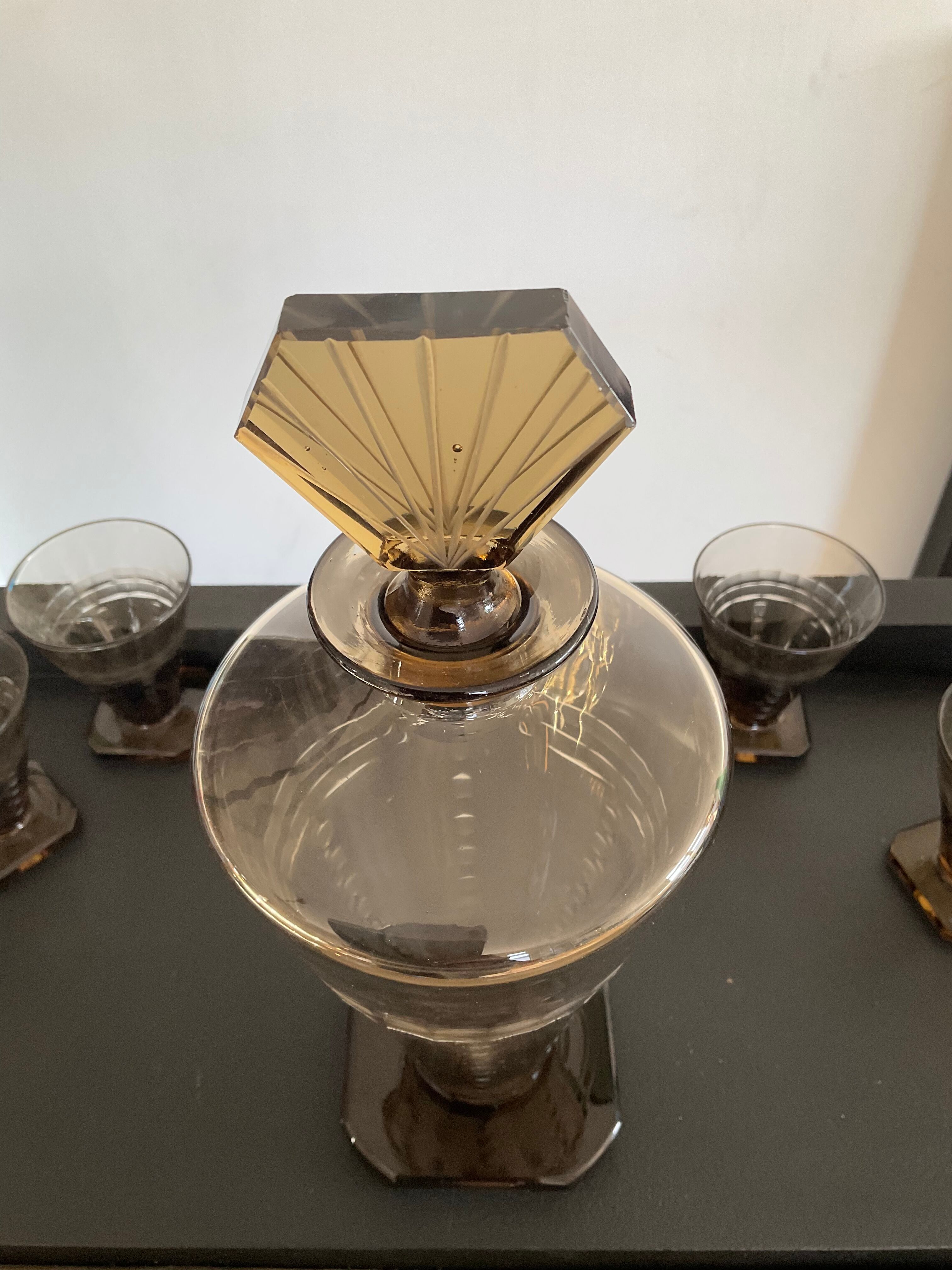 Art Deco liquor service
