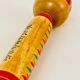 Decorative Togatta Kokeshi doll sculpture from northern Japan, hand-painted.