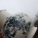 Antique earthenware wash jug from Terre de Fer – Salins – Marguerite decoration