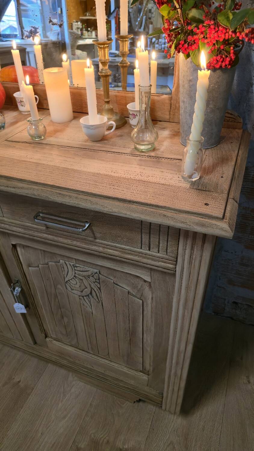 Art Deco oak sideboard/buffet restored