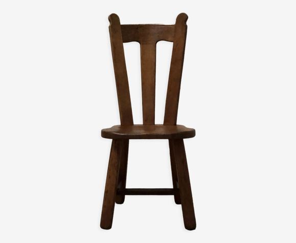 Chaise vintage brutaliste belge