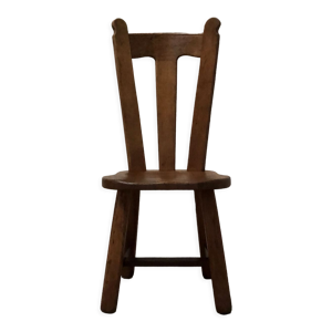chaise vintage brutaliste