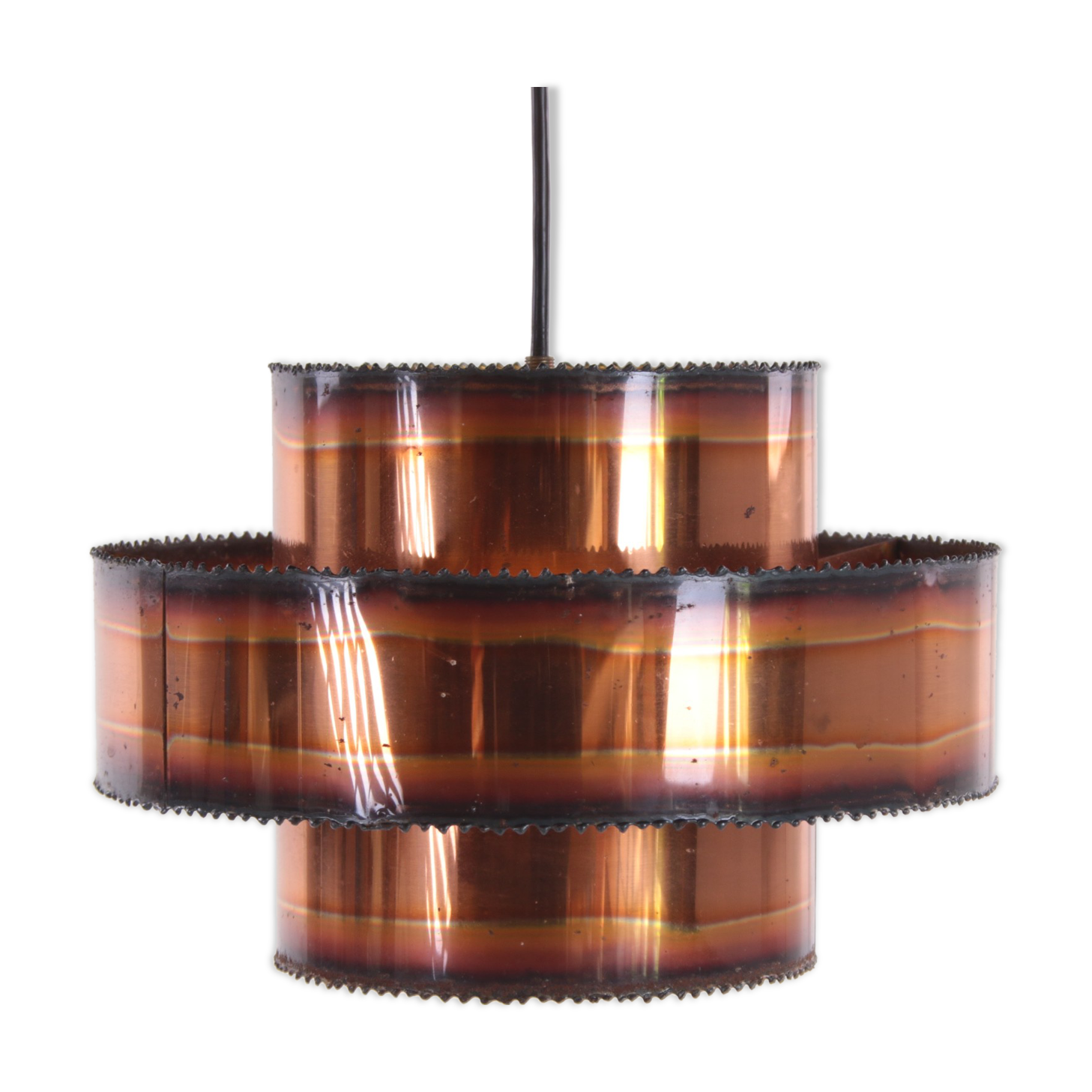 Brutalist Svend Aage Holm Sørensen Pendant Lamp