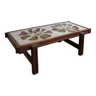 vintage tiled coffee table