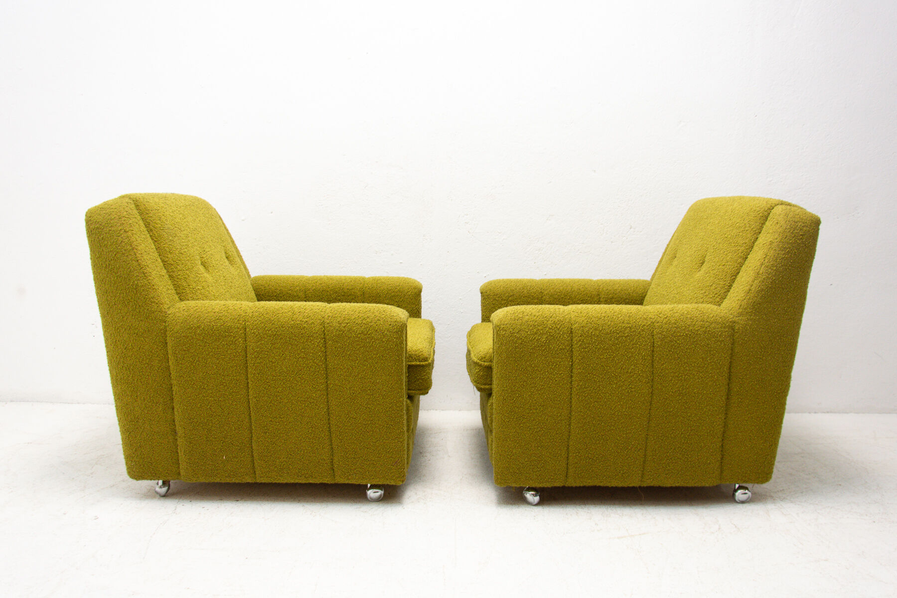 Eastern bloc vintage living room set, Czechoslovakia, 1970