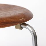 Arne Jacobsen Stool for Fritz Hansen, Model Dot 3170, Vintage Danish Design