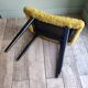 Stool footrest compass wood moumoute vintage Scandinavian design
