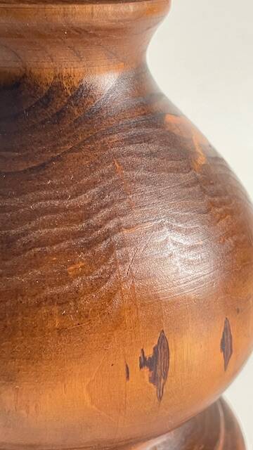 Solid wood vintage country style lamp