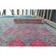 Tapis couloir étroit vintage turc bohème des années 1930 - 81 x 277 cm