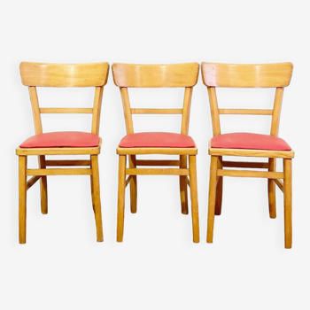 Trio of bistro chairs