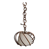 Louis Sognot rattan pendant light