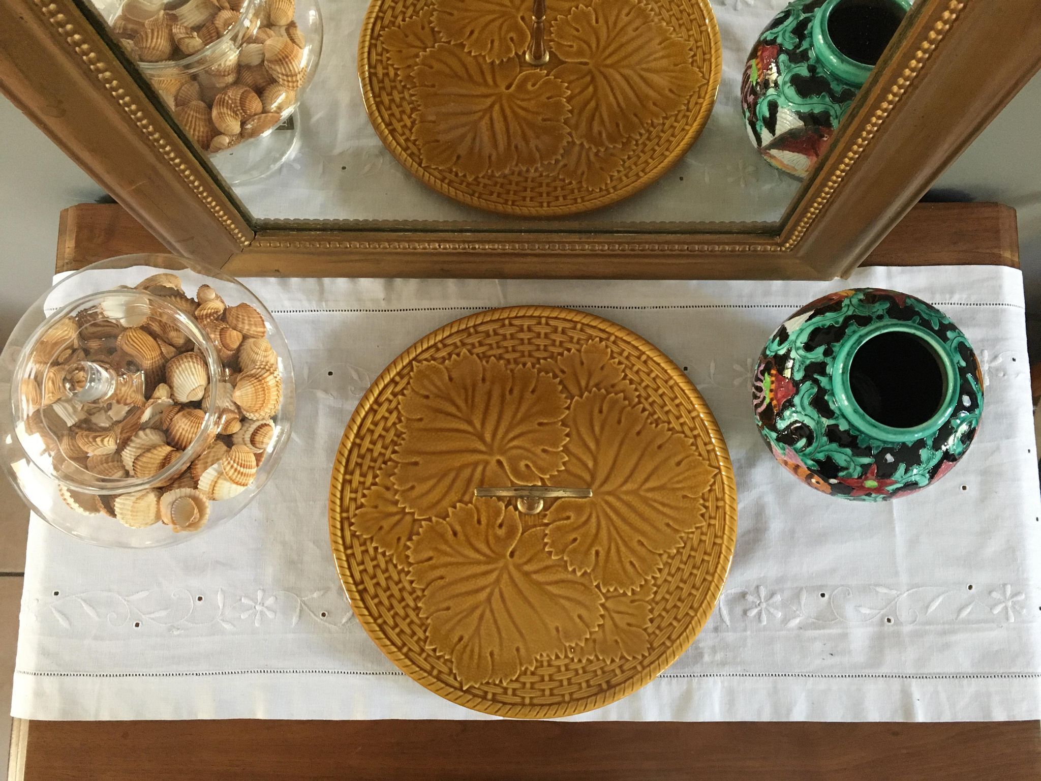 Gien vintage cheese platter