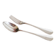 Silver cutlery set, 1 fork and 1 spoon, J Casses et Cie