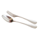 Silver cutlery set, 1 fork and 1 spoon, J Casses et Cie