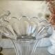 Paire de vases cornets cristal, onyx et bronze