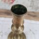 Simple brass candle holder