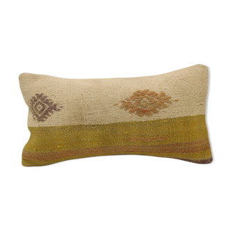 Housse de coussin kilim 20x40 cm