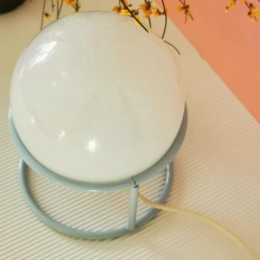 Vintage ball globe lamp