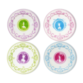SET OF 4 ASSORTED DESSERT PLATES MARIE ANTOINETTE