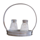 Vintage tablepiece, pepper salt, stainless steel