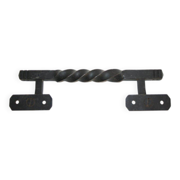 TORSADE iron offset marshal's baton door handle