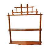 Wall shelf in bamboo-style marisier, late XIXė