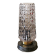 Lampe vintage verre et métal