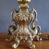 Large antique lamp base 50 cm Napoleon III style – gilded regulus