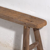 Ancient oriental bench in solid wood (c.1870) #76