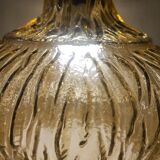 Amber glass pendant, iridescent gold, vintage 1960-70.