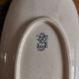 Serving dish in iron earth