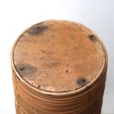 Umbrella stand with rattan and bamboo handles, 1970s